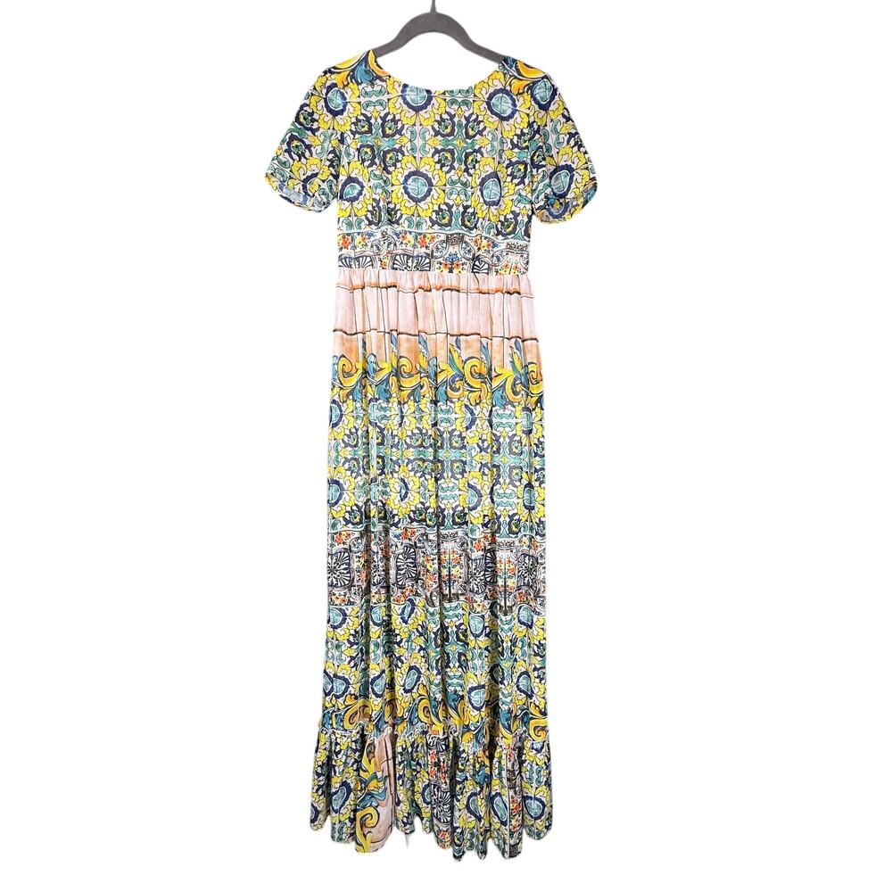 Traffic People maxi dress - modest mediterranean boho beachy summer size S